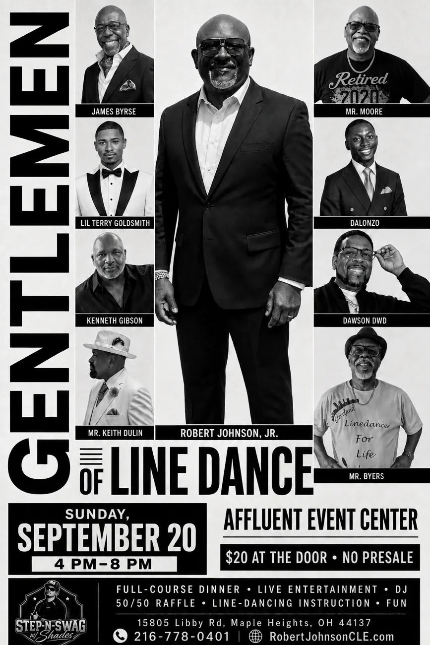 Flyer: Gentlemen of Line Dance