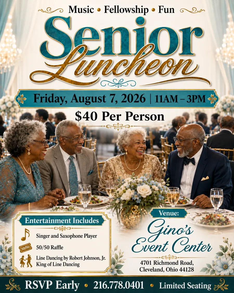 Flyer: Senior Luncheon